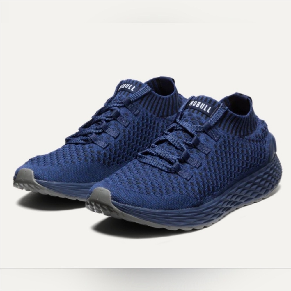 Nobull NOBULL Knit Running Shoes Midnight Navy Allday KnitSock Sneakers size 8.5